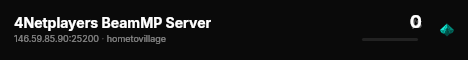 4Netplayers BeamMP Server live status badge
