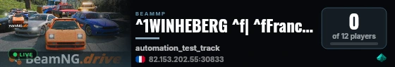 ^1WINHEBERG ^f| ^fFrance ^f| ^6AUTOMATION TEST TRACK ^f| ^7winheberg.fr live status badge