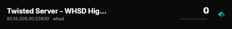 Twisted Server - WHSD Highway map with Jap tuner cars live status badge