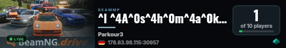 ^l ^4A^0s^4h^0m^4a^0k^4e^0r^4000 ^f Server 03 ^5 | ^a 🛻Parkour 3!🚐 ^5 | ^f  Can you complete it! live status badge