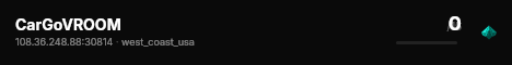 CarGoVROOM live status badge