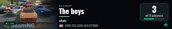 The boys live status badge