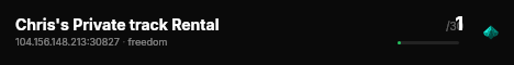 Chris's Private track Rental live status badge