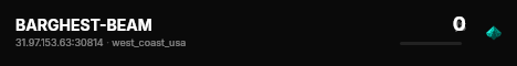 BARGHEST-BEAM live status badge