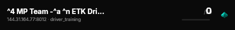 ^4 MP Team -^a ^n ETK Driving Experience [RU] live status badge