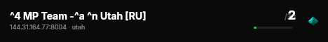 ^4 MP Team -^a ^n Utah [RU] live status badge