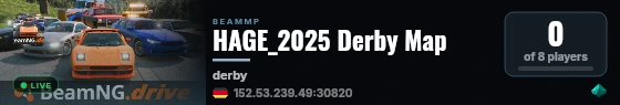 HAGE_2025 Derby Map live status badge