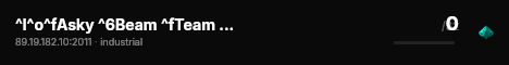 ^l^o^fAsky ^6Beam ^fTeam ^r^l| №11 ^nDiscord: https://discord.gg/XZPVTuekUZ live status badge