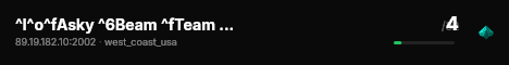 ^l^o^fAsky ^6Beam ^fTeam ^r^l| №2 ^nDiscord: https://discord.gg/XZPVTuekUZ live status badge