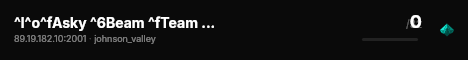 ^l^o^fAsky ^6Beam ^fTeam ^r^l| №1 ^nDiscord: https://discord.gg/XZPVTuekUZ live status badge
