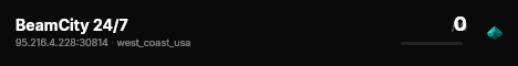 BeamCity 24/7 live status badge