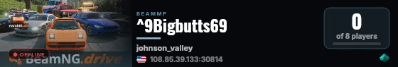 ^9Bigbutts69 live status badge
