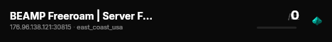 BEAMP Freeroam | Server For Fun live status badge