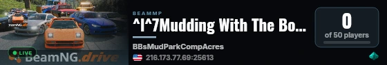 ^l^7Mudding With The Boys #1 ^r^f| ^3 discord.gg/cwtb live status badge