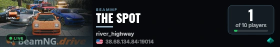 THE SPOT live status badge