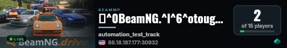 ⛩️^0BeamNG.^l^6^otouge ^r^0Official Server!^r ⛩️ | 🗻 ^o^024/7 Drift and Touge! ^r🗻 | 📡 Servers by Scrubbeth 📡| 🔰 ^l^0Automation Test Track ^r 🔰 live status badge