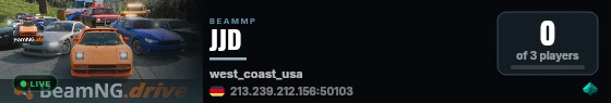 JJD live status badge