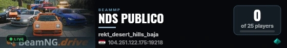 NDS PUBLICO live status badge