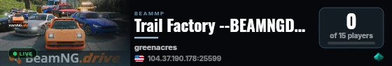 Trail Factory --BEAMNGDRIVEMODDING HUB-- live status badge