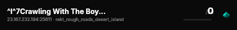 ^l^7Crawling With The Boys ^8^7^0(Private #1)^7^8^7 ^r^f| ^3 discord.gg/cwtb live status badge