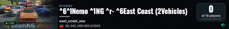 ^6^lNemo ^1NG ^r- ^6East Coast (2Vehicles) live status badge