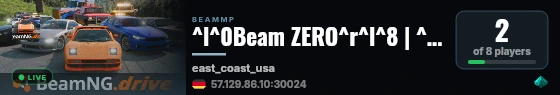 ^l^0Beam ZERO^r^l^8 | ^r^b^nbeamzero.net^r^l^8 | ^r^d[ ^r^l^eEast Coast USA ^r^d]^r^l^8 | ^r^d[ ^r^6DRIFT ^r^d| ^r^1CRUISE ^r^d| ^r^5CHILL ^r^d]^r^a - Traffic 6 live status badge