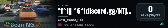 ^f^l|| ^6^ldiscord.gg/NTj28FyG BSR Motorsports Roleplay ^f|| ^lJDM Street Track Racing @ WCUSA ^f||  ^l^o^nBSR Official Event Coming Soon! ^r^f^l|| live status badge