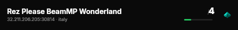 Rez Please BeamMP Wonderland live status badge