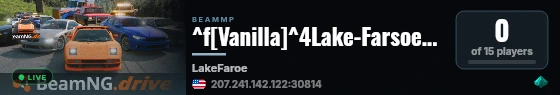 ^f[Vanilla]^4Lake-Farsoe-V10^b[EMBLUMlab] live status badge