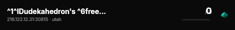 ^1^lDudekahedron's ^6freeRoamMP ^4Utah live status badge