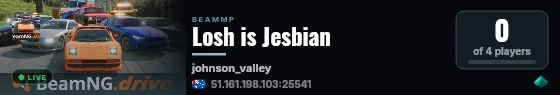 Losh is Jesbian live status badge