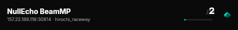 NullEcho BeamMP live status badge