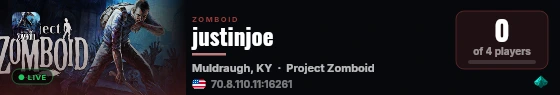 justinjoe live status badge
