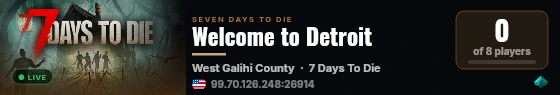 Welcome to Detroit live status badge