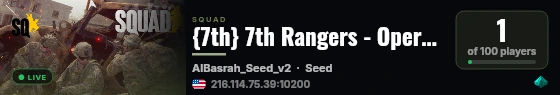 {7th} 7th Rangers - Operation Quicksilver - discord.gg/7thRangers live status badge