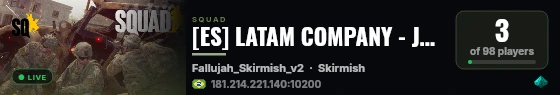 [ES] LATAM COMPANY - Juega Con Los Mejores - discord.gg/latamcompany live status badge