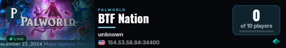BTF Nation live status badge