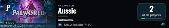 Aussie live status badge