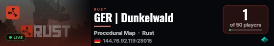 GER | Dunkelwald live status badge