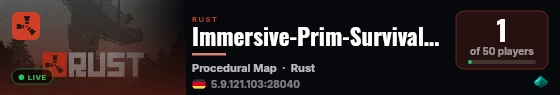 Immersive-Prim-Survival [No Raiding] live status badge
