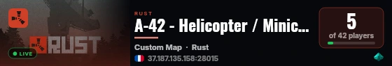 A-42 - Helicopter / Minicopter Training live status badge