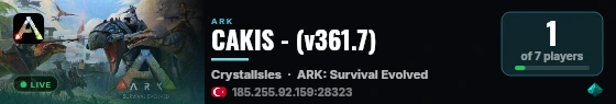 CAKIS - (v361.7) live status badge