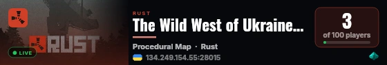 The Wild West of Ukraine | Large Vanilla live status badge