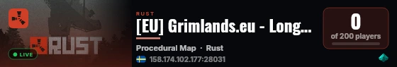 [EU] Grimlands.eu - Long | Monthly live status badge