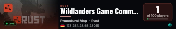 Wildlanders Game Community | X10 | Solo/Duo/Trio | EU live status badge