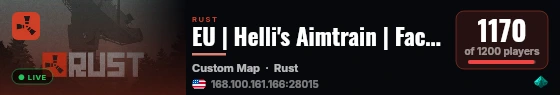 EU | Helli's Aimtrain | Facechecks/1v1/Speargun/Hellis live status badge