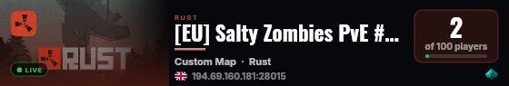[EU] Salty Zombies PvE #2 | Skills | Raid | Jetpack | Event live status badge