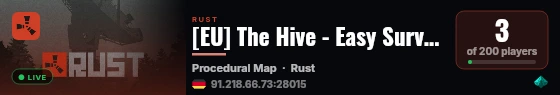 [EU] The Hive - Easy Survivor | 2x | ORP live status badge