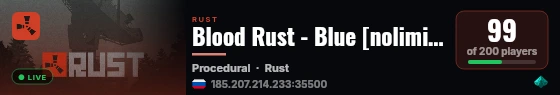 Blood Rust - Blue [nolimit, x2] live status badge