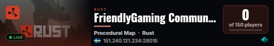 FriendlyGaming Community - [Solo/Duo/Trio] - Just wiped! live status badge